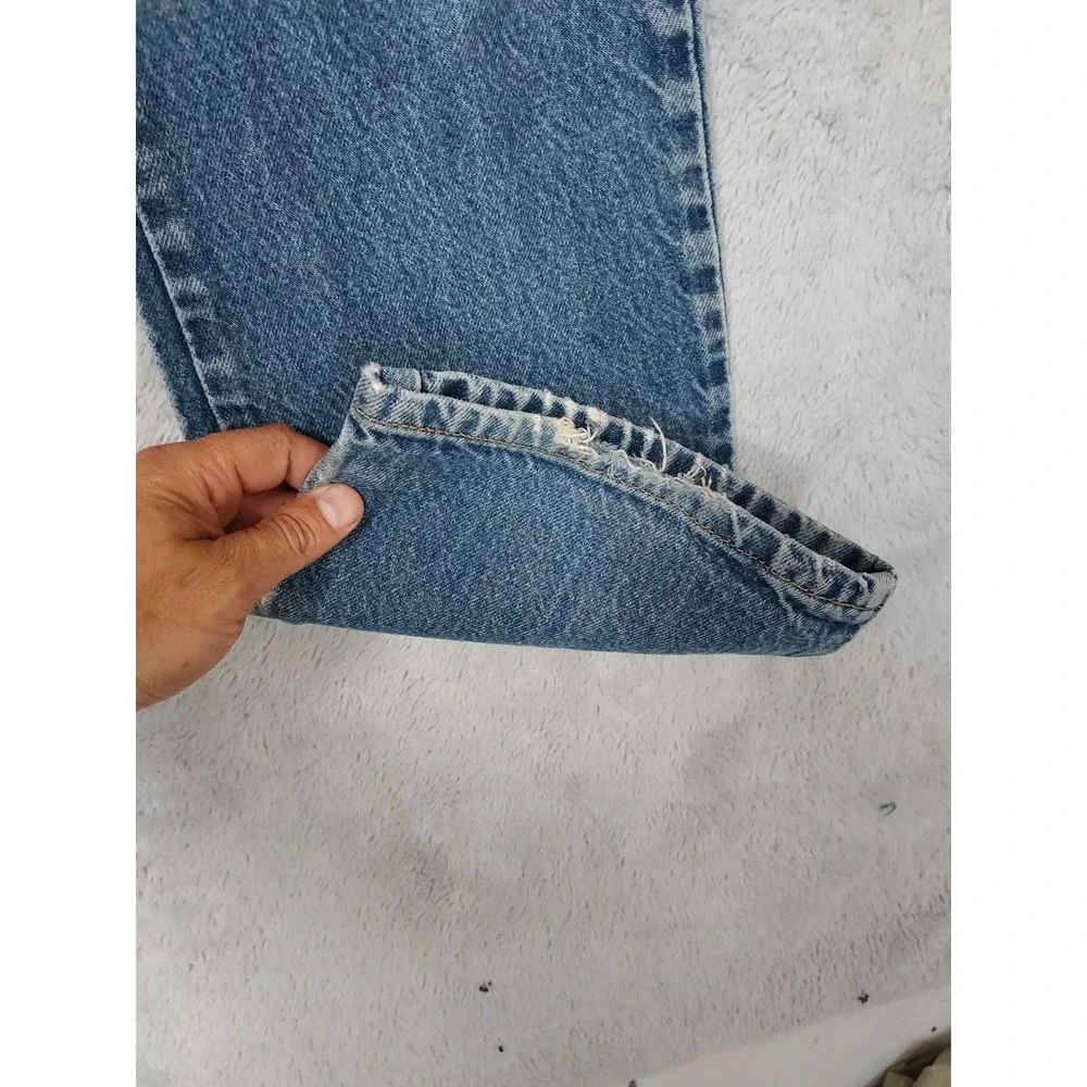 Vintage Levis 517 Jeans Mens 32x30 Grunge Thrashed Blue Bootcut Cowboy Blue 2007
